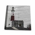 thumbnail image 1 of 3dRose, Lighthouse with wreath, Mini Notepad 4 x 4 inch, 1 of 2