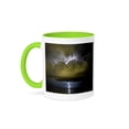 thumbnail image 1 of 3drose, Lightning Strikes Off the Coast of Collier County, Florida., 15oz Two-tone Green Mug, 1 of 6