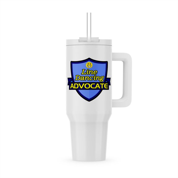 3dRose, Line Dancing Advocate Support Design, 30oz Tumbler