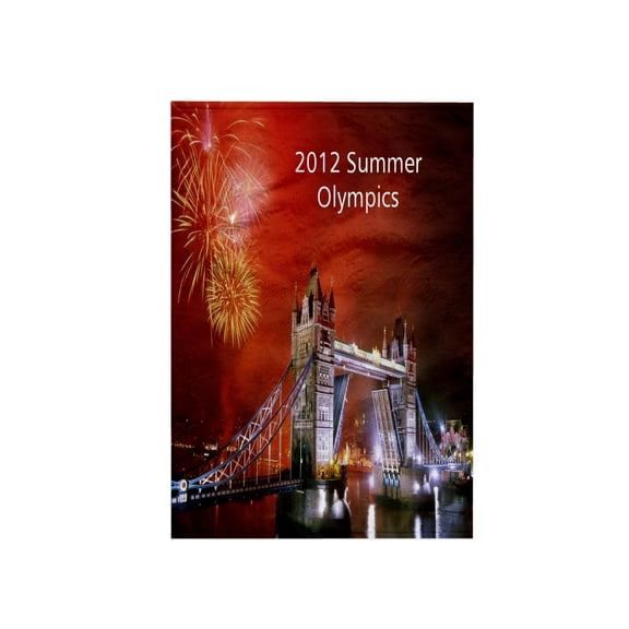 3dRose, London Bridge Nitetime With 2012 Olympics n Fireworks, 15x22 Hand Towel
