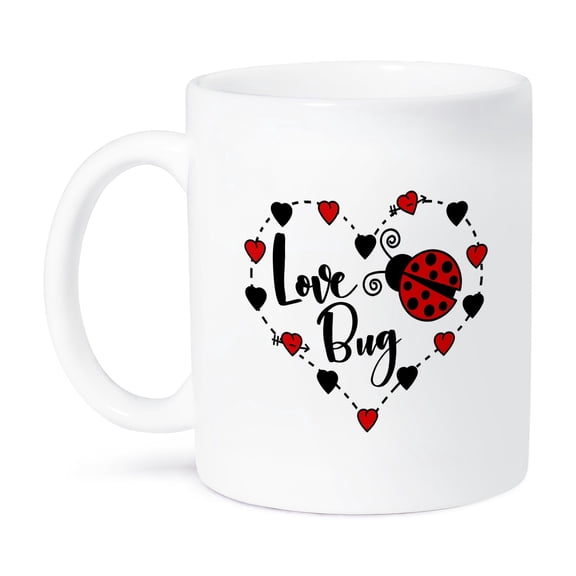 3dRose, Love Bug Ladybug, 15oz Mug