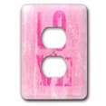 thumbnail image 1 of 3dRose, Love in Pink Inspirational Art Cool Quotes, 2 plug outlet cover, 1 of 1