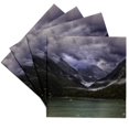 thumbnail image 1 of 3drose, Low Flying Clouds in the Valley in Alaska, Set of 4 Ceramic Tile Coasters, 1 of 7