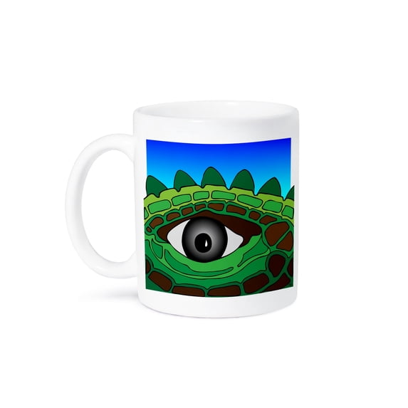 3dRose, MONSTER VIEW monster eye 2 on gradient, 11oz Mug