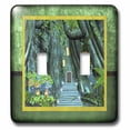 thumbnail image 1 of 3dRose, Magic Forest Pathway, double toggle switch, 1 of 1