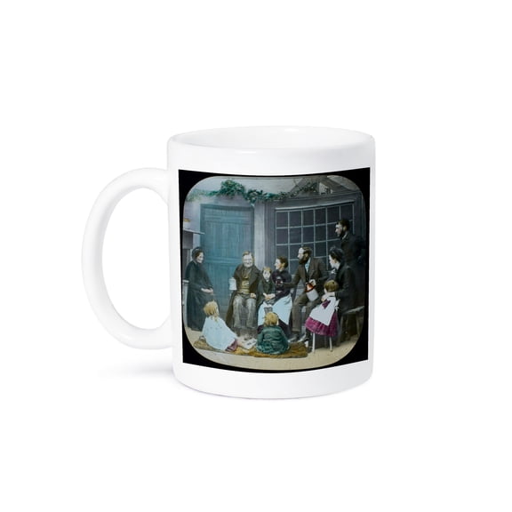 3dRose, Magic Lantern Slide A Charles Dickens Christmas Story Circa 1880s, 11oz Mug