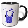 thumbnail image 1 of 3drose, Magic Wizard in Purple.jpg, 15oz Two-tone Black Mug, 1 of 6