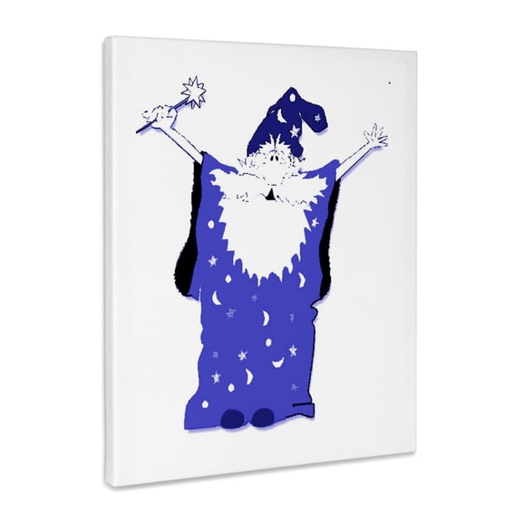 3dRose, Magic Wizard In Purple.jpg, Museum Grade Canvas Wrap 11x14