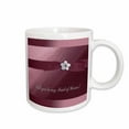 thumbnail image 1 of 3drose, Maid of Honor, Rose Pink Ribbon with Flower, 11oz Mug, 1 of 6