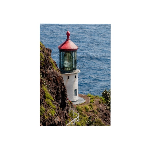 3dRose, Makapuu Point Lighthouse, Oahu, Hawaii., 15x22 Hand Towel