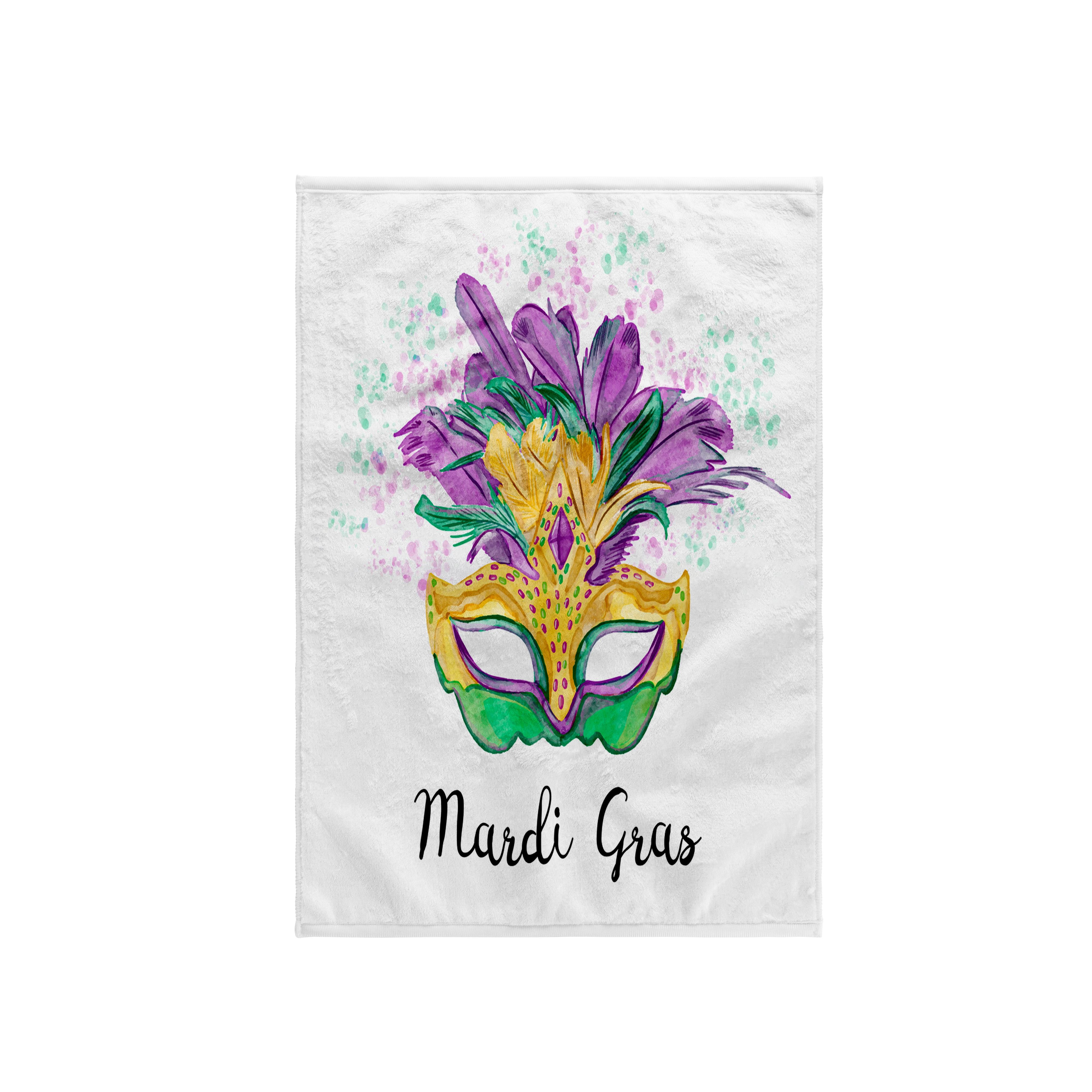 3dRose Mardi Gras New Orleans Hand Towel