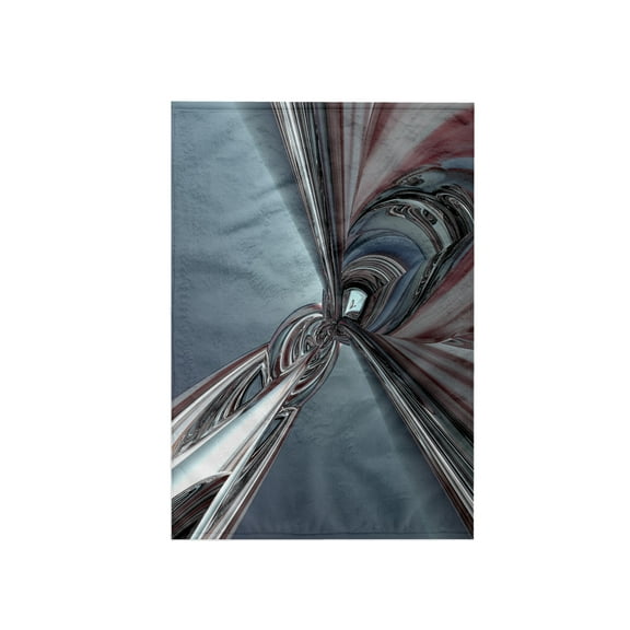 3dRose, Maroon Twist shades of maroon and gray twisted metals reflecting , 15x22 Hand Towel