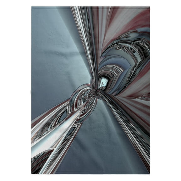 3dRose, Maroon Twist shades of maroon and gray twisted metals reflecting , 22x30 Bath Hand Pool Towel