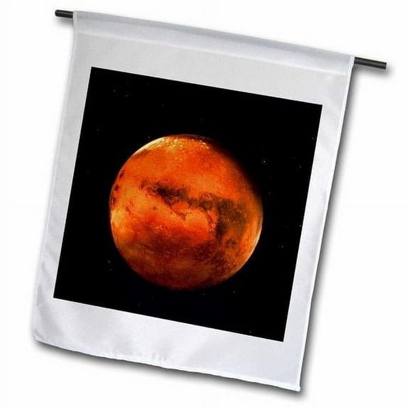 3dRose, USA, Florida, Titusville, Kennedy Space Center, NASA, Mars., 18 x 27 inch Garden Flag