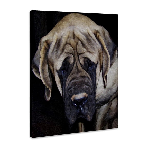 3dRose, Mastiff Oil Painting, Museum Grade Canvas Wrap 16x20