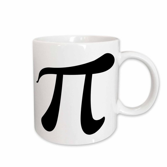 3drose, Math Symbol for Pi, 11oz Mug
