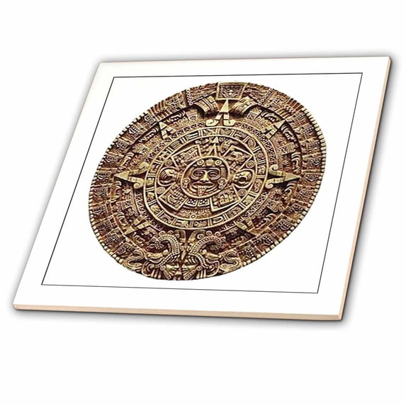 3dRose, Mayan Calendar, 12 Inch Ceramic Tile