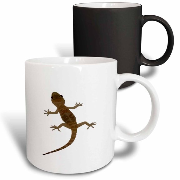 3drose, Mediterranean House Gecko Vector, 11oz Magic Transforming Mug