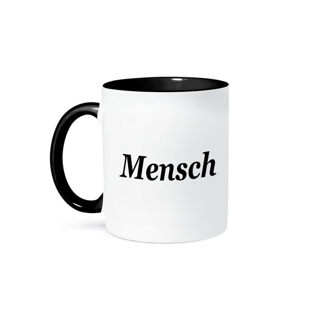 3dRose, Mensch, 11oz Two-Tone Black Mug