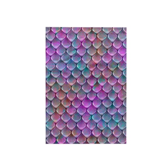 3dRose, Mermaid Scale Or Fish Scale Pattern In Pastel Pink And Purple, 15x22 Hand Towel