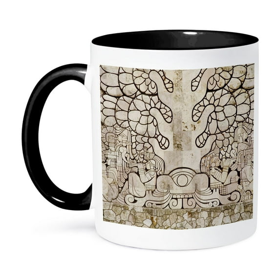 Mexico, Yucatan, Merida, Monumento A La Bandera - Sa13 Jeg0870 - Julie Eggers, 15oz Two-Tone Black Mug