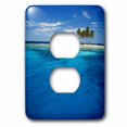 thumbnail image 1 of 3dRose, Micronesia, Tonowas, View of idyllic tropical Dublon Island, 2 plug outlet cover, 1 of 1