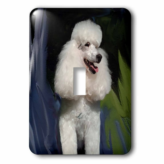 3dRose, Miniature Poodle, single toggle switch