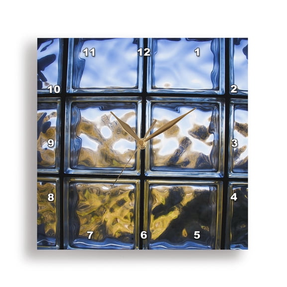 3drose, Mission Creek Preserve, Southern California, 10x10 Wall Clock