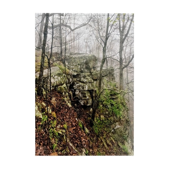 3dRose, Misty Cliffs in Monte Sano State Park, 15x22 Hand Towel