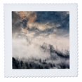 thumbnail image 1 of 3dRose, Misty Cloud filled valley, Great Smoky Mountains NP, Tennessee, 10x10 inch quilt square, 1 of 1