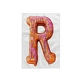 thumbnail image 1 of 3dRose, Modern Pink and Orange Image Of Dripping Paint Monogram Initial R, 15x22 Hand Towel, 1 of 1