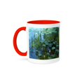 thumbnail image 1 of 3dRose, Monets Water Lillies Painting, 11oz Two-Tone Red Mug, 1 of 7