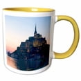 thumbnail image 1 of 3drose, Mont Saint Michel, Basse-normandie, France - Eu09 Dfr0451 - David R. Frazier, 15oz Two-tone Yellow Mug, 1 of 6