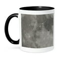thumbnail image 1 of 3dRose, Moon Close Up Space Theme Science, 15oz Two-Tone Black Mug, 1 of 3