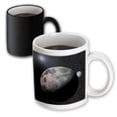 Space Lovers Coffee Mug - Astronaut Ballet Dancer & Planets Design, 11oz Ceramic Mug