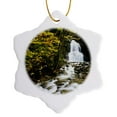 thumbnail image 1 of 3drose, Moss Glen Falls, Granville, Vermont, Usa - Us46 Aje0007 - Adam Jones, 3 inch Snowflake Porcelain Ornament, 1 of 7