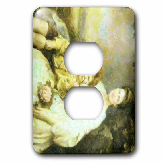 3dRose, Mother And Child, 2 plug outlet cover
