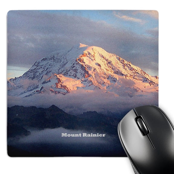 3dRose, Mount Rainier Through the Clouds - Mount Rainier National Park, MousePad