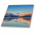 thumbnail image 1 of 3dRose, Mountain peaks reflecting into Lake McDonald, glacier NP, Montana, USA, 6 Inch Ceramic Tile, 1 of 1