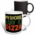 thumbnail image 1 of 3drose, My Favorite Color Is Pizza, 11oz Magic Transforming Mug, 1 of 7