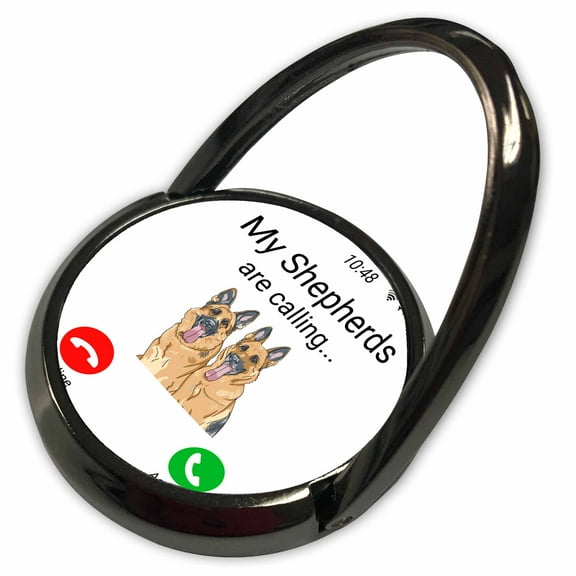 3dRose, My Shepherds are calling Funny Incoming Phone Call German Shepherd, Phone Ring