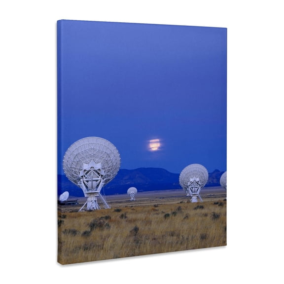 3dRose, NM, San Augustin, 27 Very Large Array antennas - US32 BJA0061 - Jaynes Gallery, Museum Grade Canvas Wrap 11x14