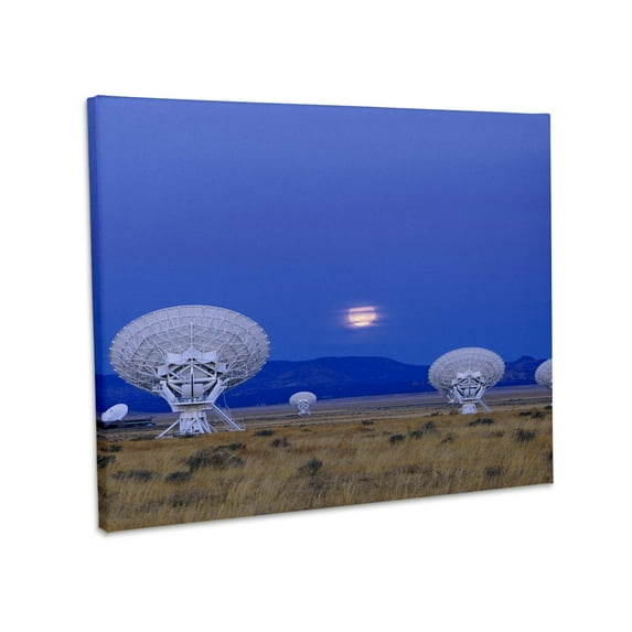 3dRose, NM, San Augustin, 27 Very Large Array antennas - US32 BJA0061 - Jaynes Gallery, Museum Grade Canvas Wrap 14x11