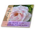 thumbnail image 1 of 3dRose, Namaste Pink Rose- Inspirational Photography- Spirituality, 6 Inch Ceramic Tile, 1 of 1
