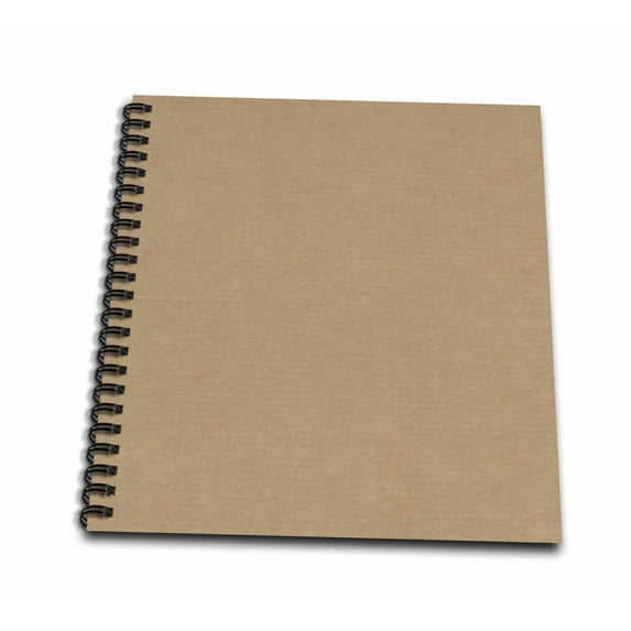 3dRose, Natural Cardboard Texture, Memory Book 12 x 12 inch