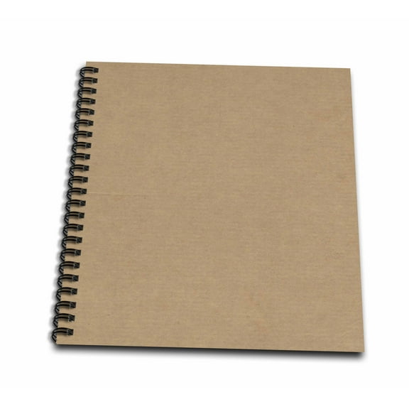 3dRose, Natural Cardboard Texture, Mini Notepad 4 x 4 inch