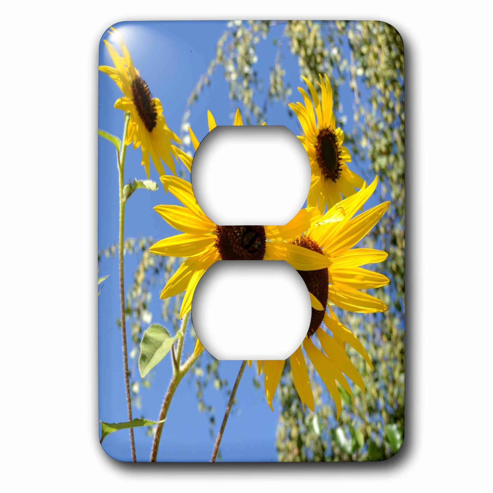 3dRose, Nature s Sunflowers Flowers Flower Photography, 2 plug outlet cover