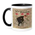 thumbnail image 1 of 3dRose, Naumanns Rader German Bicycle Advertising Poster, 11oz Two-Tone Black Mug, 1 of 7