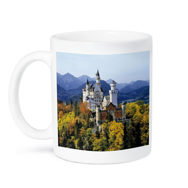 3dRose, Neuschwanstein castle, Bavaria, Germany - EU10 RER0071 - Ric Ergenbright, 15oz Mug
