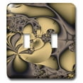 thumbnail image 1 of 3dRose, Neutral Fractal, double toggle switch, 1 of 1